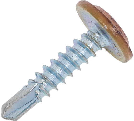 Изображение товара Саморез Daxmer с прессшайбой ПШС 4,2x19 сверло Темный дуб 500 шт 00000346317