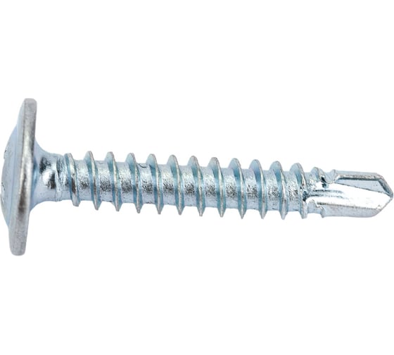 Изображение товара Саморез с прессшайбой Daxmer ПШС 4,2x25 цинк, усиленный, сверло, 250 шт 00-00468493