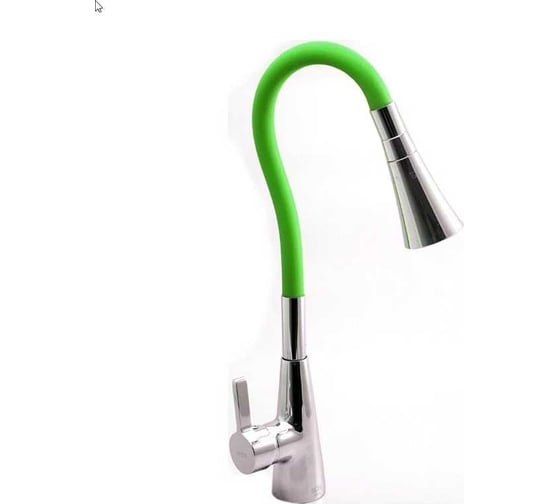 Изображение товара Смеситель для кухни OUTE с гибким изливом, салатовый T9313B-7