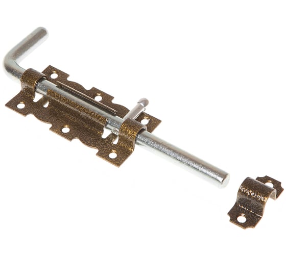 Изображение товара Дверная Г-образная задвижка STARFIX 110 мм бронза SMP-56867-1