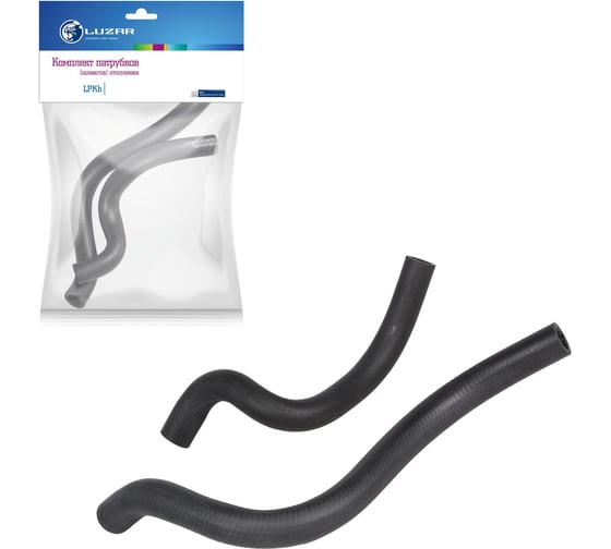 Изображение товара Комплект патрубков отопителя для автомобилей Лада Гранта LUZAR LPKh 0190
