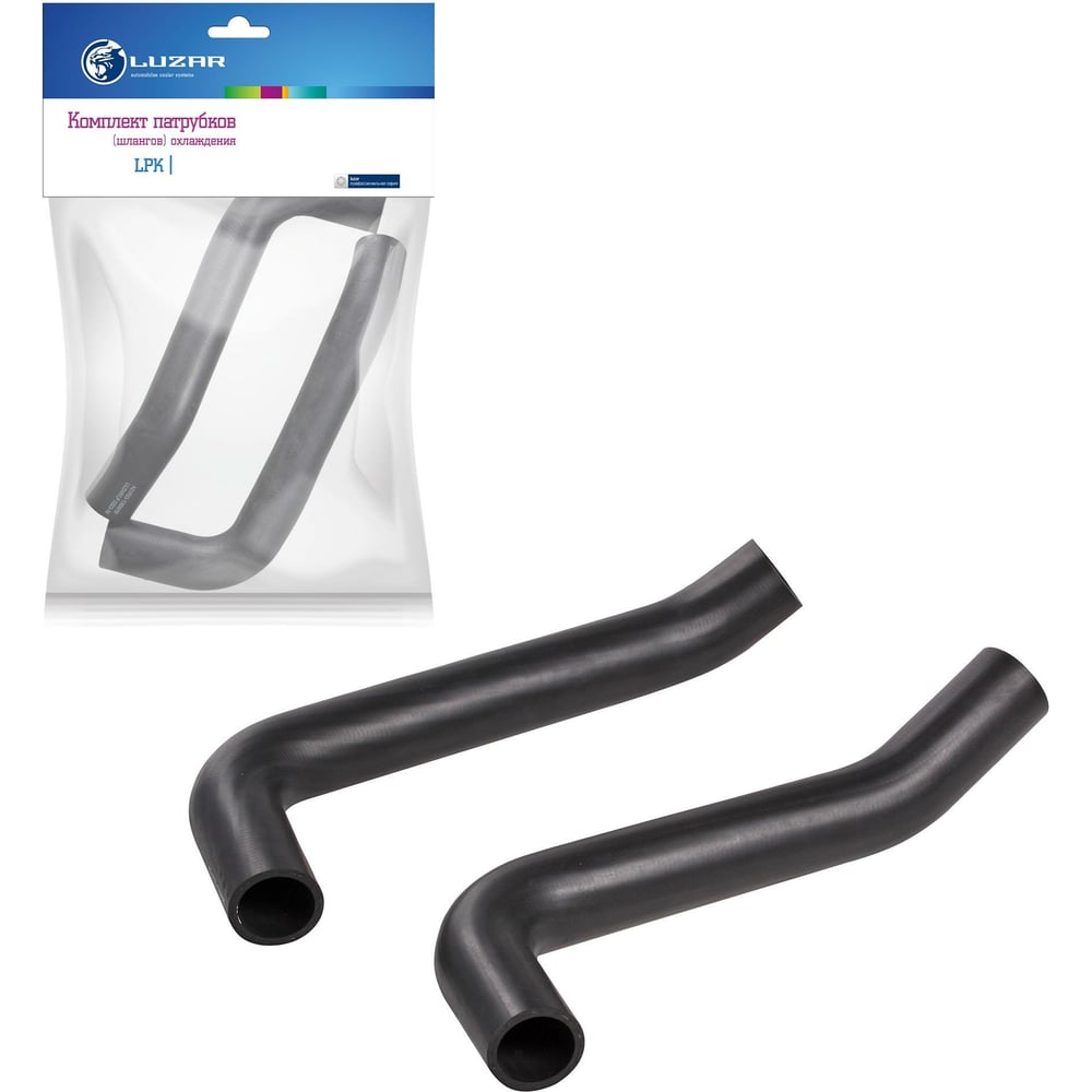 Изображение товара Комплект патрубков охлаждения GAZель Next LUZAR 2 шт.