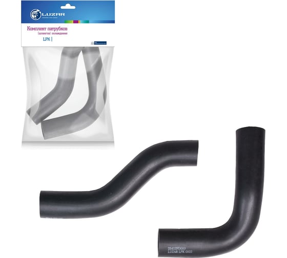 Изображение товара Комплект патрубков охлаждения для автомобилей Kia Rio 1.3i/1.5i M/A LUZAR LPK 0802