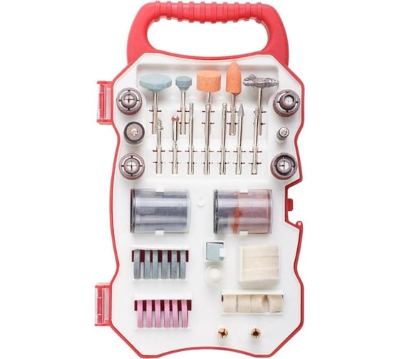 Изображение товара Набор оснастки для гравера универсальный 82 предмета WORTEX MGK082U11911