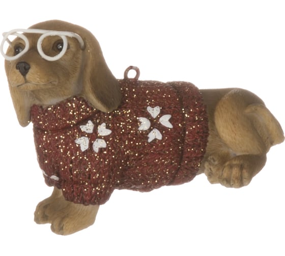 Изображение товара Елочное украшение Karlsbach такса 5,5 см 6 шт. 06661