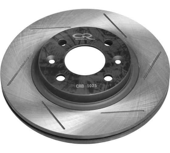 Изображение товара Диск тормозной высокоуглеродистый с технической выточкой и окраской передний левый для автомобилей Renault Logan d=259 4*100 TRIALLI CRB 1025