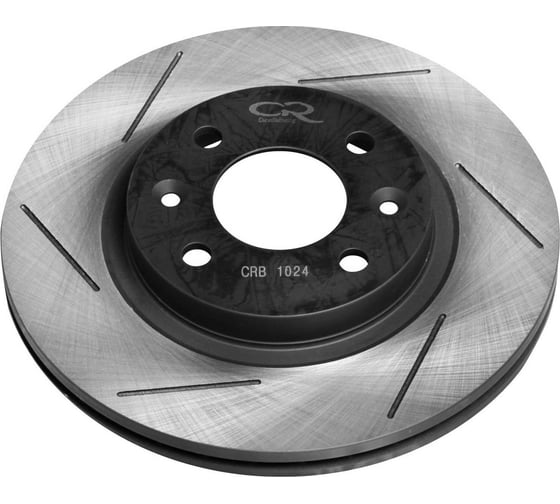 Изображение товара Диск тормозной высокоуглеродистый с технической выточкой и окраской передний правый для автомобилей Renault Logan d=259 4*100 TRIALLI CRB 1024