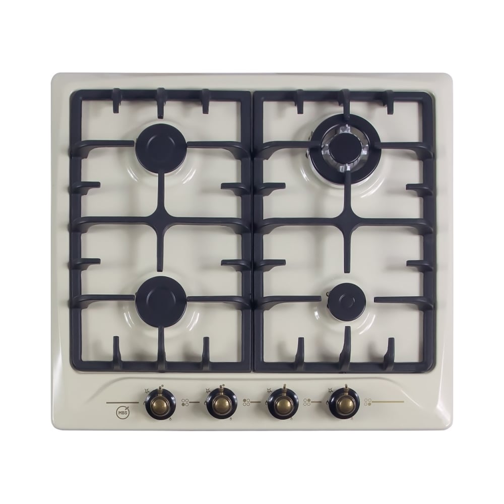 Изображение товара Газовая варочная поверхность MBS PG-606IV 4 конфорки стиль ретро и кантри