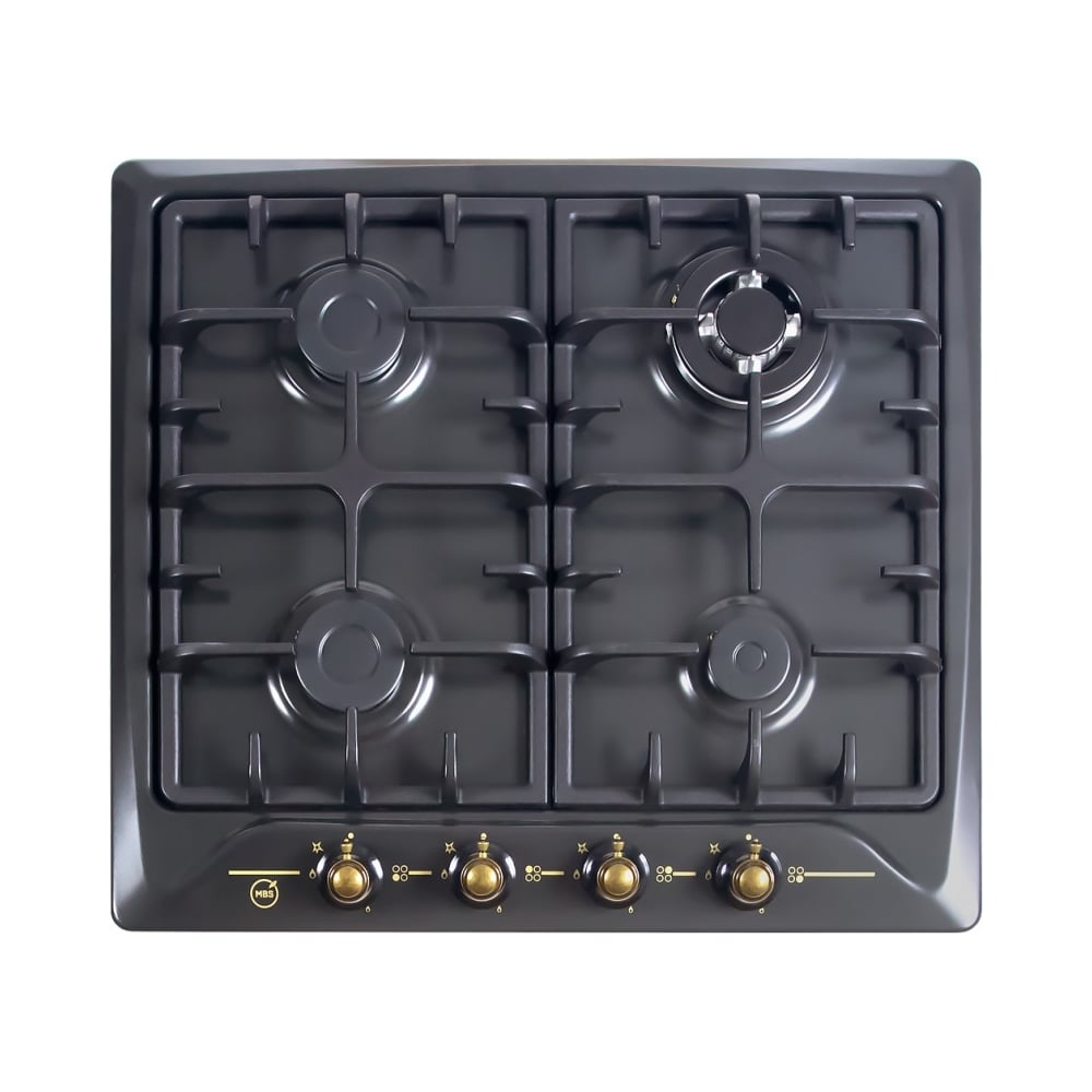 Изображение товара Газовая варочная поверхность MBS PG-606BL с четырех конфорками