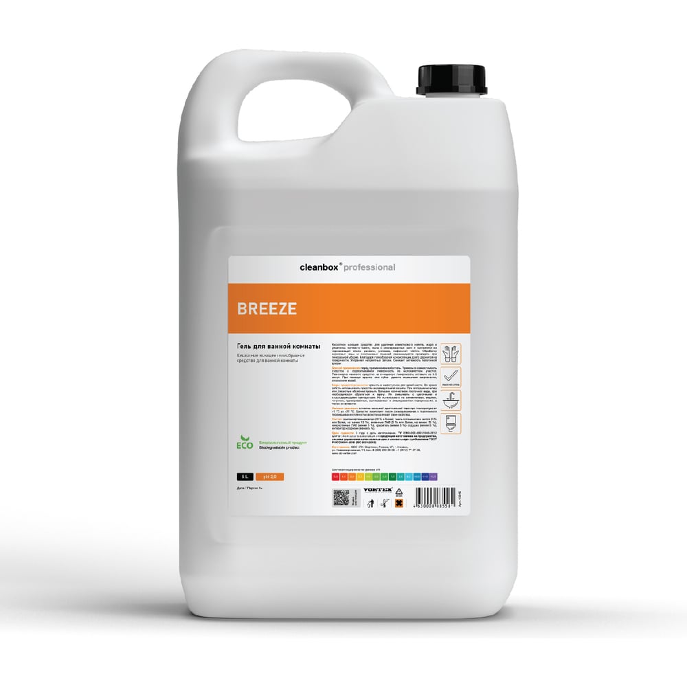 Изображение товара Чистящее средство CleanBox Professional Breeze 5л для ванной и туалета