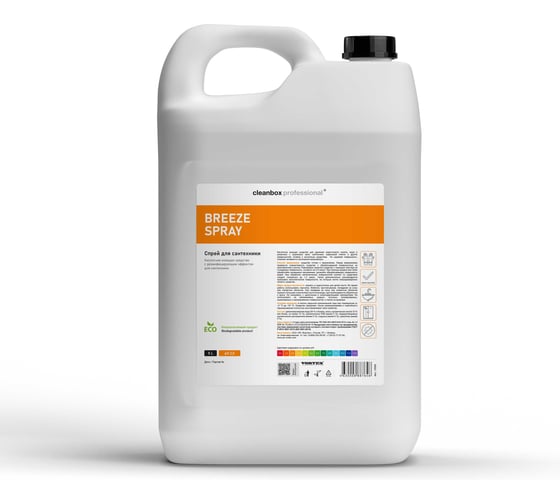 Изображение товара Чистящее средство для ванной комнаты для сантехники спрей Breeze Spray (Бриз Спрей)5л CleanBox Professional 13355