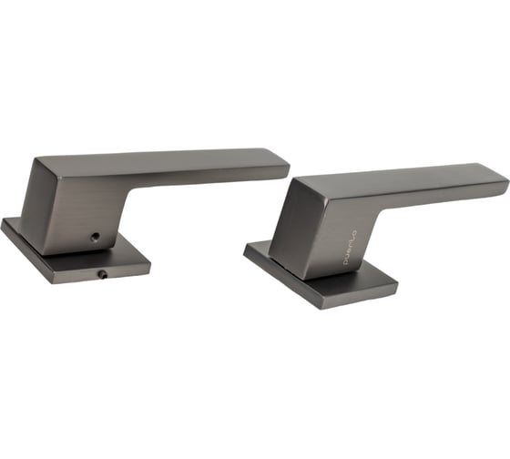 Изображение товара Дверная ручка PUERTO Бискотти, серия SLIM, матовый черный никель INAL 540-03 slim MBN