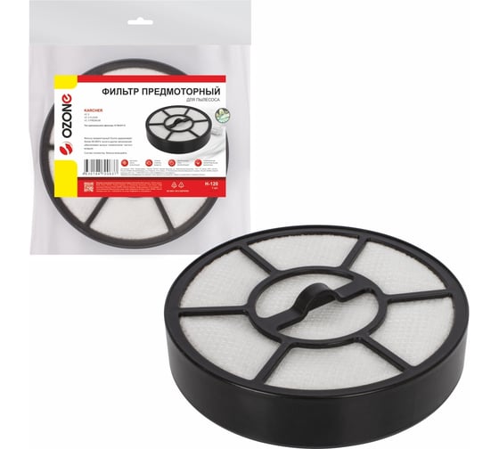 Изображение товара Предмоторный фильтр многоразовый, моющийся для пылесоса KARCHER OZONE H-120