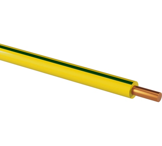 Изображение товара Провод ПуВнг(А)-LS TDM ELECTRIC 1x4,0 ГОСТ (300м), желто-зеленый SQ0124-0285