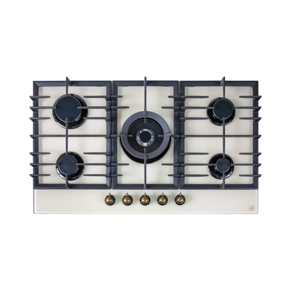 Изображение товара Газовая варочная поверхность MBS PG-905IV classic 5652 5 конфорок стекло металл ретро