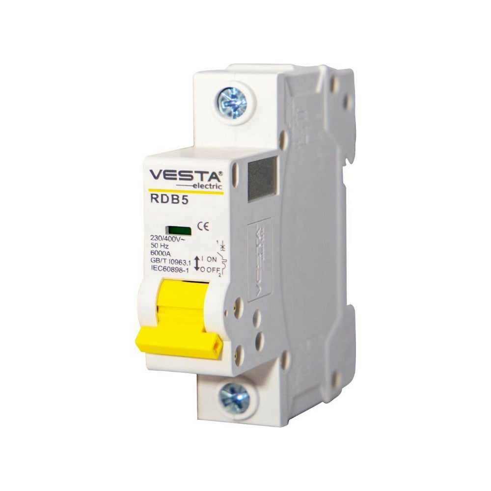 Автоматический выключатель Vesta Electric одинарная розетка vesta electric