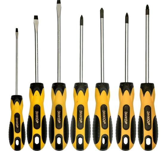 Изображение товара Набор отверток 7 шт. 1/20 Энкор 19539