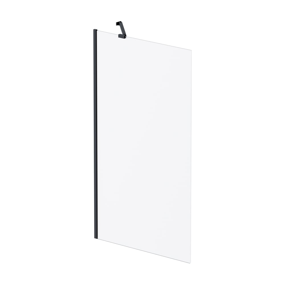 Изображение товара Шторка на борт ванны AM.PM Gem 80x140 матовое стекло черный профиль