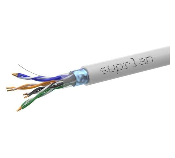 Изображение товара Сетевой интернет кабель витая пара SUPRLAN медный экранированный Standard FTP Cat.5e 4x2xAWG24 Cu PVC внутренний 305м 01-1031-1