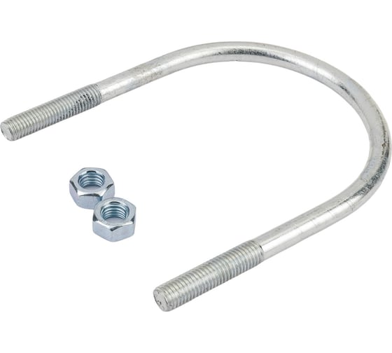 Изображение товара U-образный болт (скоба) с гайками MGF 102-114 мм (4") М12 2-501-1-102-114-12