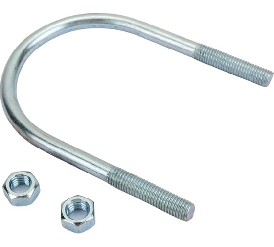 Изображение товара U-образный болт (скоба) с гайками MGF 90-102 мм (3 1/2") М12 2-501-1-90-102-12