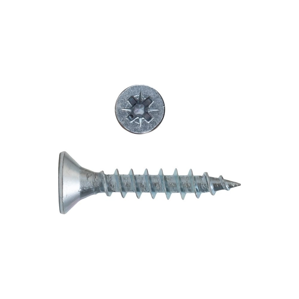 Изображение товара Саморез КРЕП-КОМП белый цинк 4,5х25 мм 10000 шт для крепежа