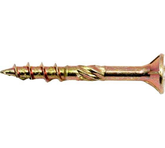 Изображение товара Саморезы по дереву КРЕП-КОМП потайные, Torx, 4,5х35 мм, 200 шт., желтые сдт4535