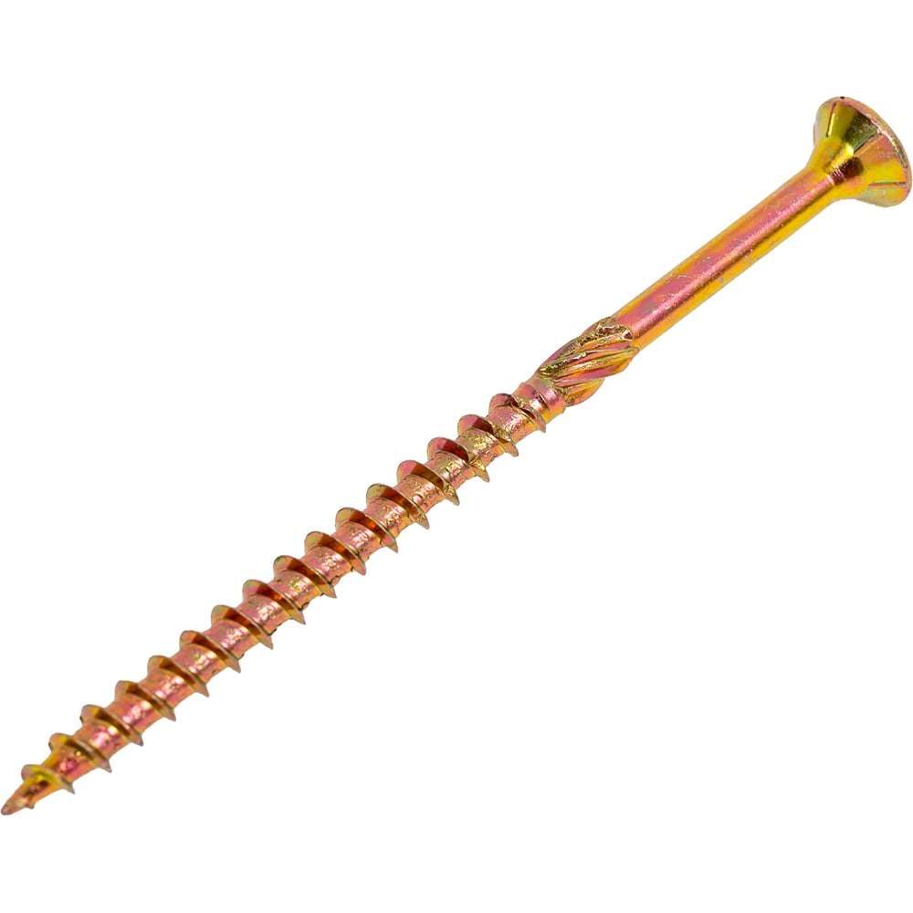 Изображение товара Саморезы по дереву КРЕП-КОМП потайные Torx 3,5х60 мм 200 шт желтые