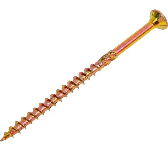 Изображение товара Саморезы по дереву КРЕП-КОМП потайные, Torx, 3,5х60 мм, 200 шт., желтые сдт3560