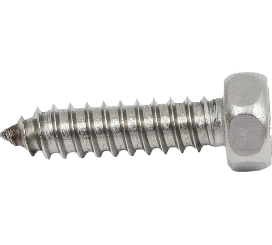 Изображение товара Саморез с шестигранной головой КРЕП-КОМП DIN 7976, неравейка А2, 6,3х25, 500 шт. шшн6325