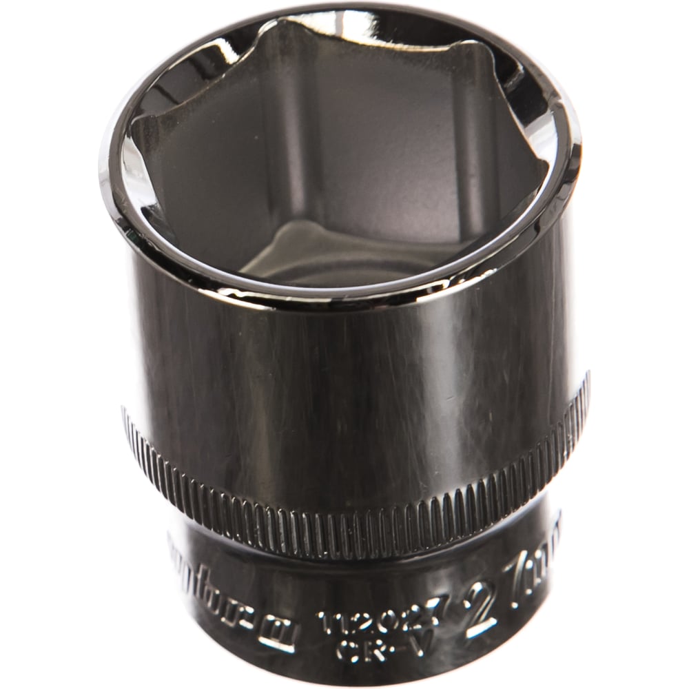 Изображение товара Головка торцевая 1/2" 27 мм Ombra 112027 для крепежных работ надежный инструмент