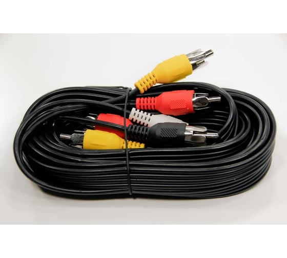 Изображение товара Аудио-видео шнур 4RCA-4RCA Retic 3 метра 4RCA-4RCA-3M