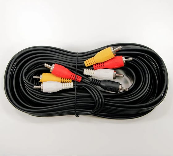 Изображение товара Аудио-видео шнур 4RCA-4RCA, 7 метров Retic 4RCA-4RCA-7M