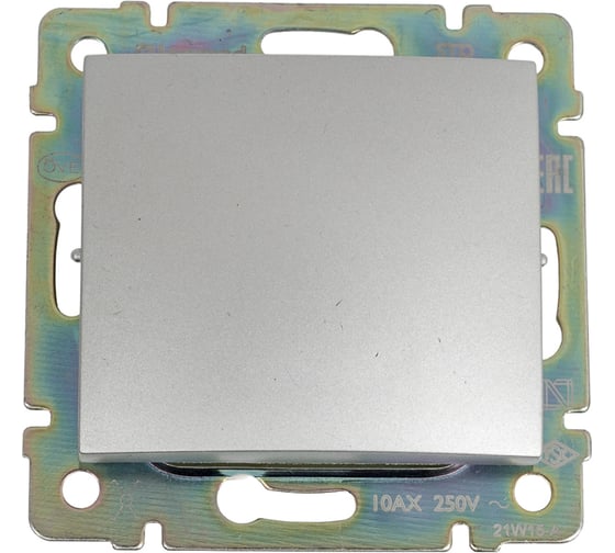 Изображение товара Перекрестный переключатель Legrand Valena алюминий одноклавишный 770107