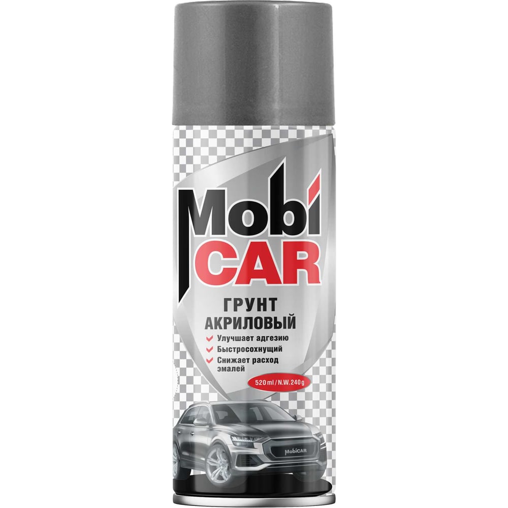 Изображение товара Праймер Mobicar 520 мл серый для поверхностей (первичный) 0504-10