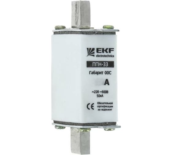 Изображение товара Плавкая вставка EKF ППН-33 1004А габарит 00С PROxima fus-331004