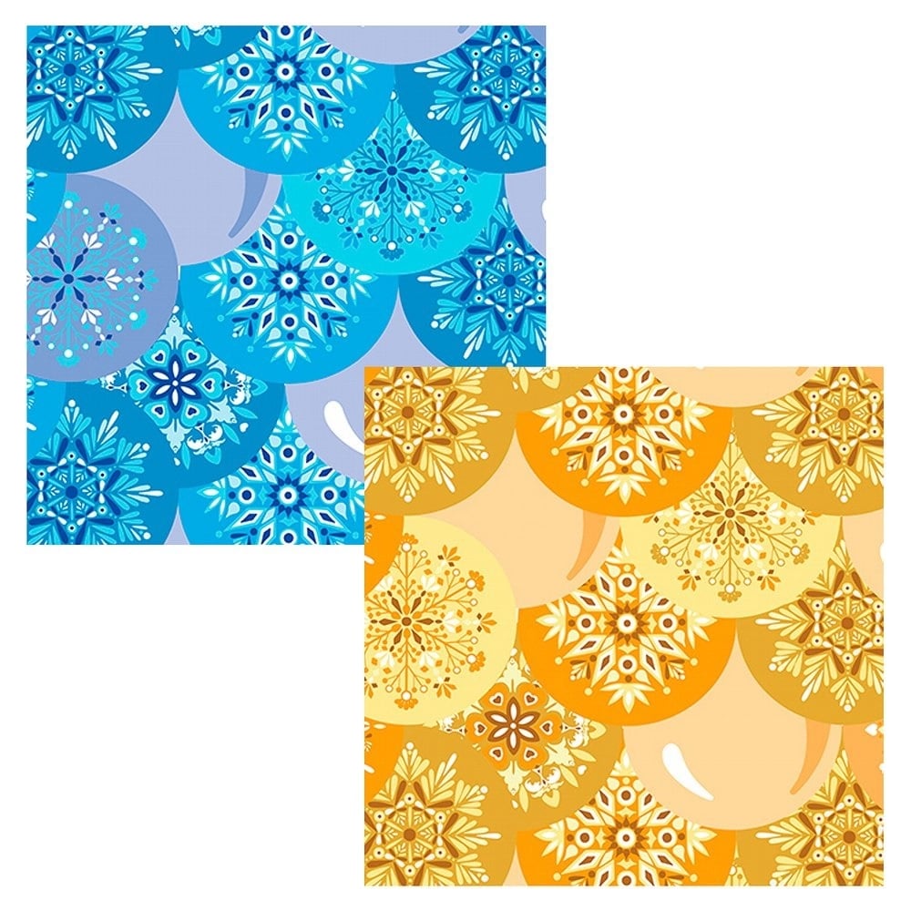 Изображение товара Подставка под горячее МУЛЬТИДОМ Шарики-Снежинки 14x14 см