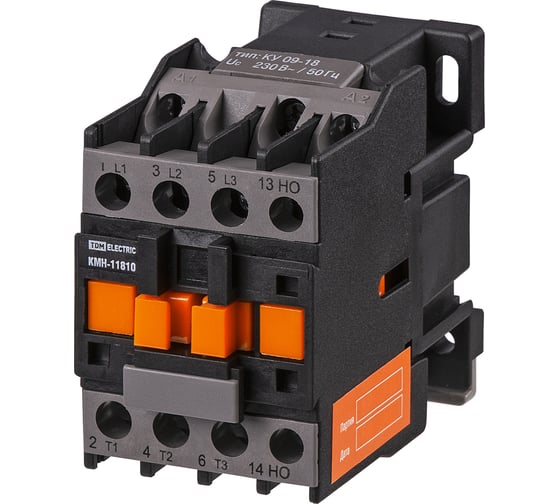 Изображение товара Контактор TDM ELECTRIC КМН-11810 (18А; 230В/АС3; 1НО) SQ0708-0010