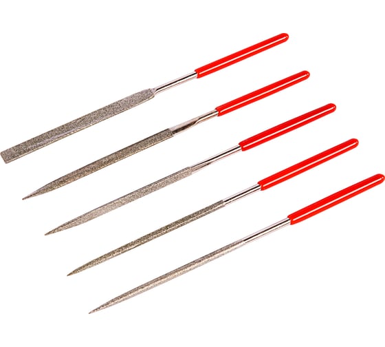 Изображение товара Набор алмазных надфилей 140х70х3, 5 шт MATRIX MASTER 15833