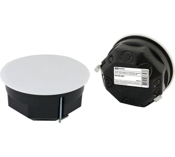 Изображение товара Коробка распределительная TDM ELECTRIC D103х50мм, крышка, метал. лапки, IP20 SQ1403-0907