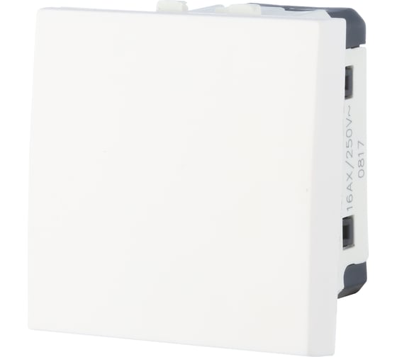 Изображение товара Переключатель с двух мест LK Studio 45х45 мм, схема 6, 16 A, 250 B, белый LK45 850804-1
