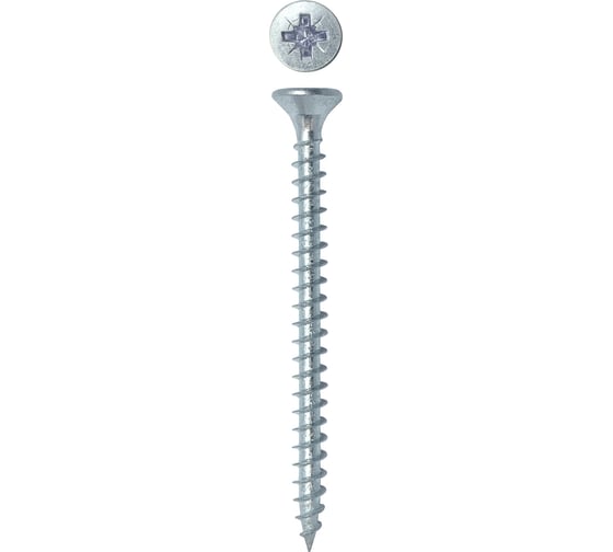 Изображение товара Саморез Rizzel универсальный Pz 3,0x40 белый цинк 12000 шт 00000430811