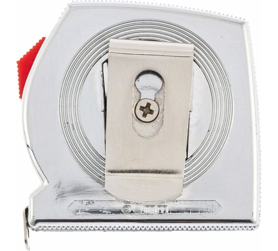 Изображение товара Рулетка 2 м x 13 мм Chrom MATRIX хромированный корпус 31032