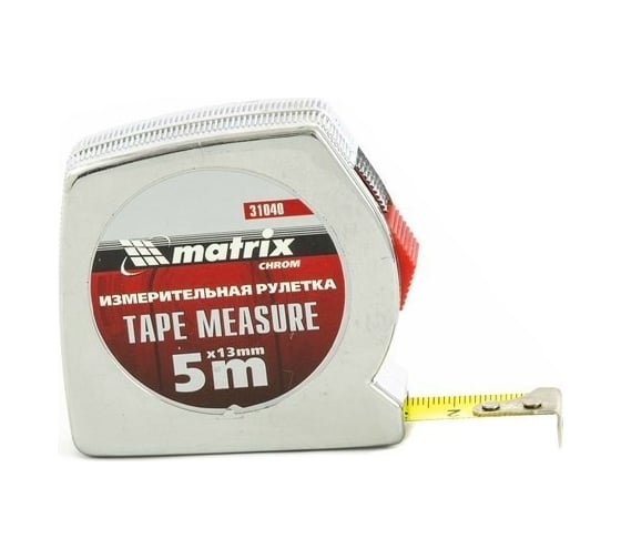 Изображение товара Рулетка 5 м x 13 мм Chrom MATRIX 31040
