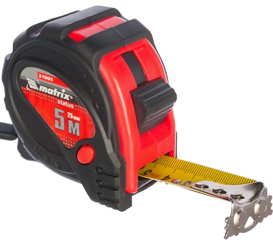 Изображение товара Рулетка 5 м х 25 мм Status magnet 3 fixations MATRIX 31005