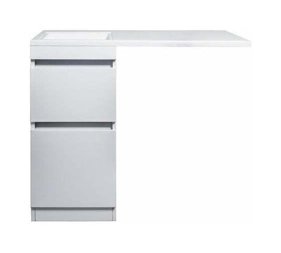 Изображение товара Напольная тумба Style Line "Даллас 100", Люкс белая PLUS СС-00000514