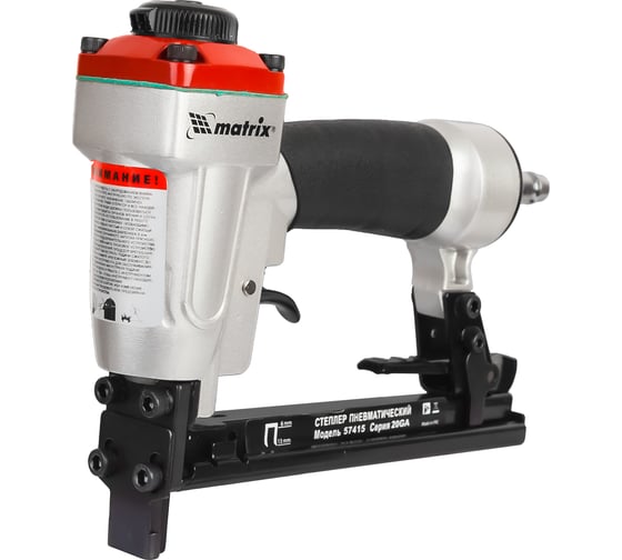 Изображение товара Пневматический степлер для прямоугольных скоб от 6 до 13 мм MATRIX 57415