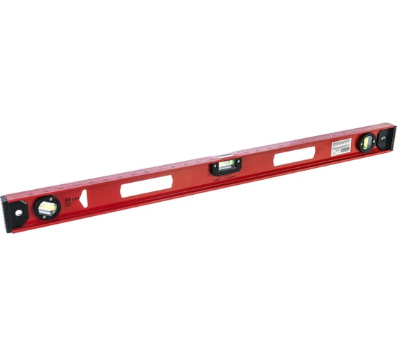 Изображение товара Усиленный алюминиевый уровень 800 мм, 3 глазка MATRIX Рельс 34008