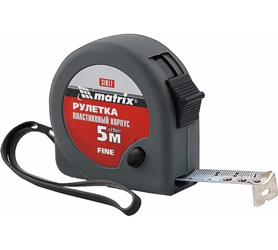 Изображение товара Рулетка 5 м х 19 мм Fine MATRIX 31017