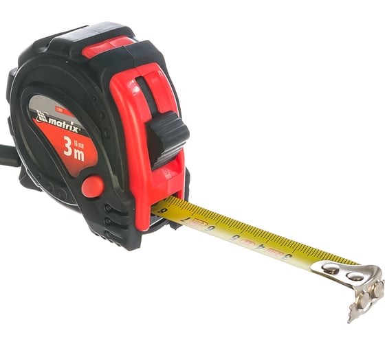 Изображение товара Рулетка 3 м х 16 мм Status magnet 3 fixations MATRIX 31004